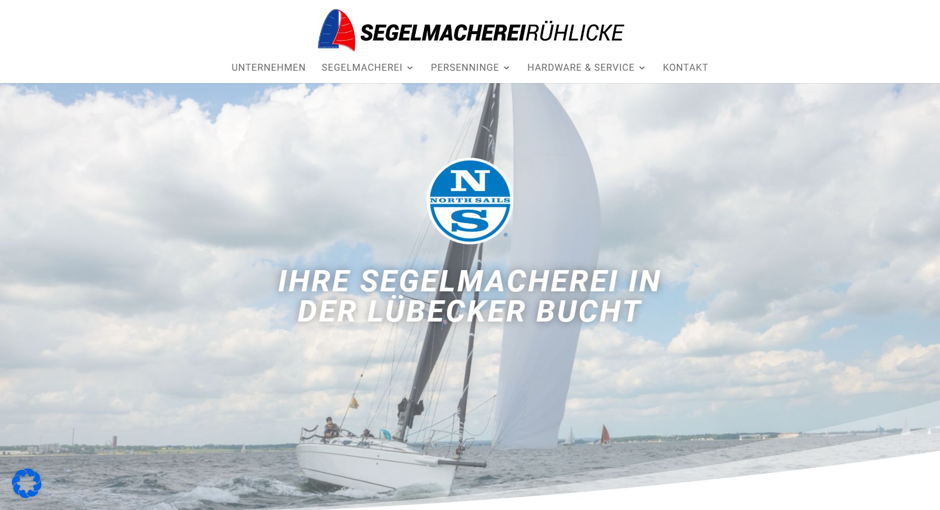 Website Screenshot Segelmacher Rühlicke Neustadt Holstein 