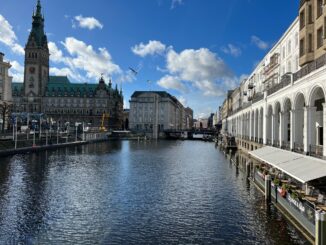Die Binnenalster in Hamburg