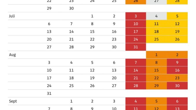 ADAC Staukalender Sommer 2026