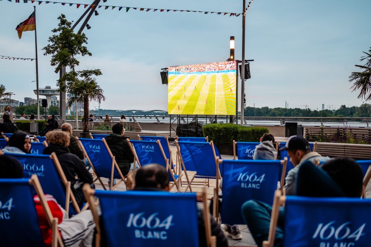 Elemente Waterfront beim Public Viewing
