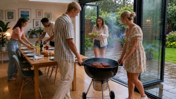 Grillen im Wintergarten ist lebensgefährlich
