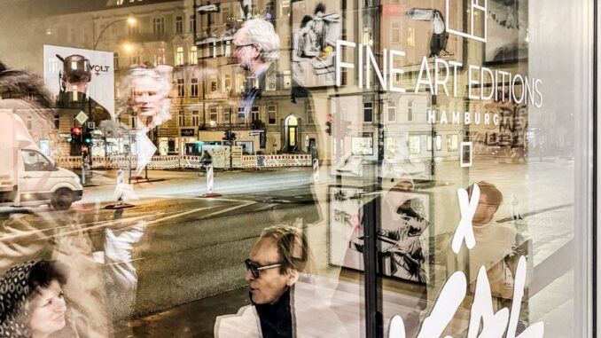 Fassade und Schaufenster der Fine Art Editions