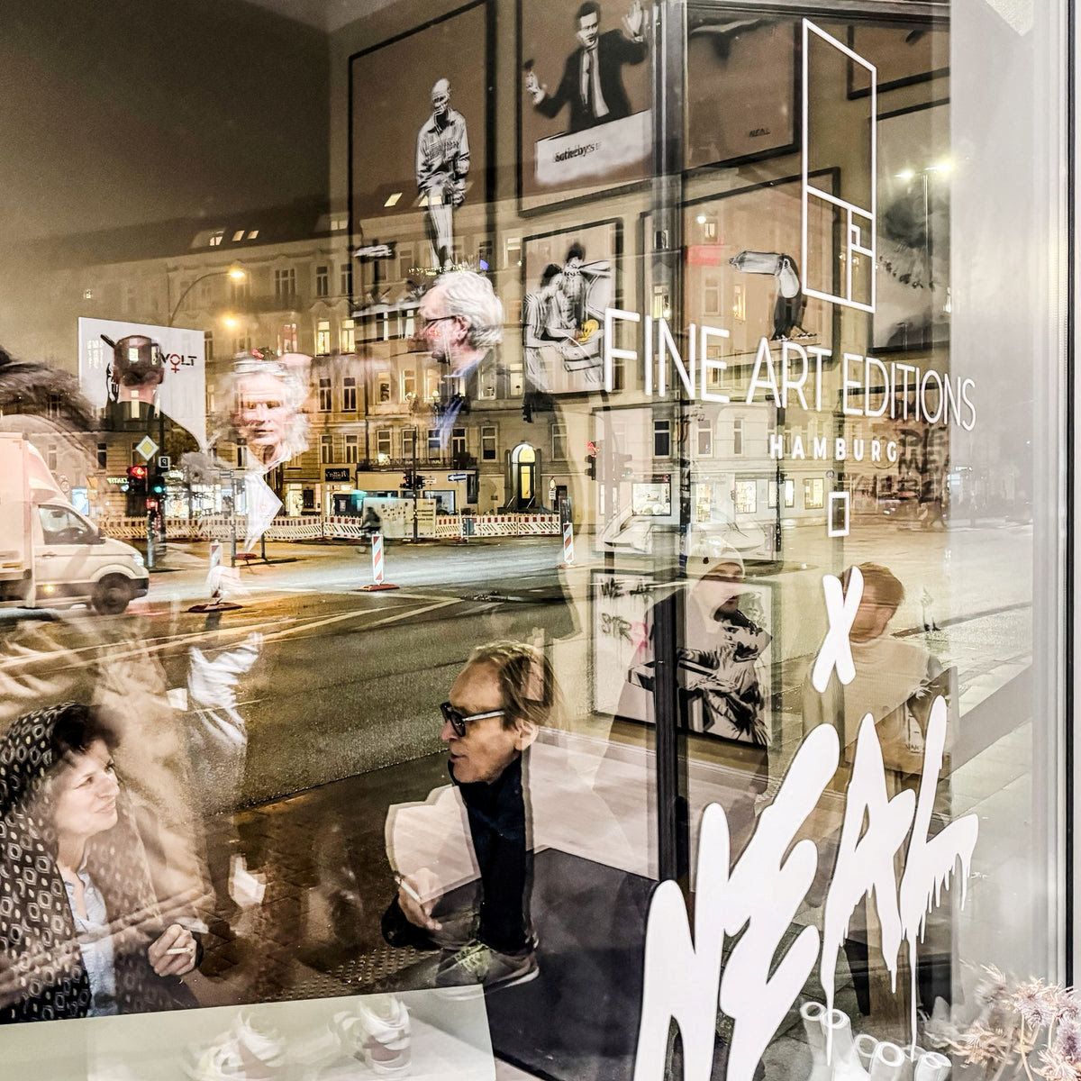 Fassade und Schaufenster der Fine Art Editions