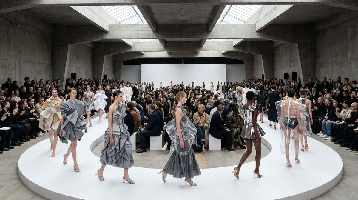 Models präsentieren Mode
