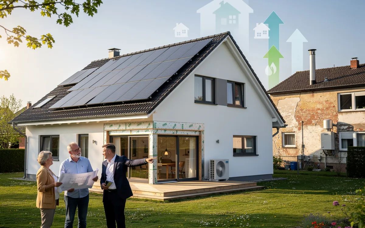 Modernisieren mit Förderung dank Gebäudemodernisierungsgesetz