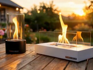 Romantisches Ambiente – echte Flammen – kindersicher und ungefährlich