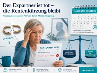 36 Monate Frist, ein Leben lang Kürzung