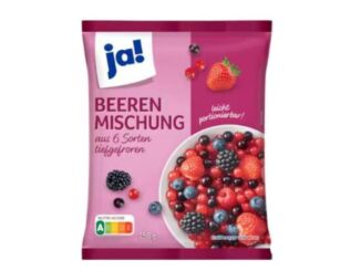 Beutel Tiefkühl-Beerenmischung ja!