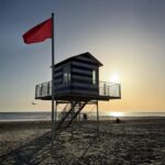 Der neue Rettungsturm am Weststrand von Norderney