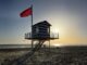 Der neue Rettungsturm am Weststrand von Norderney
