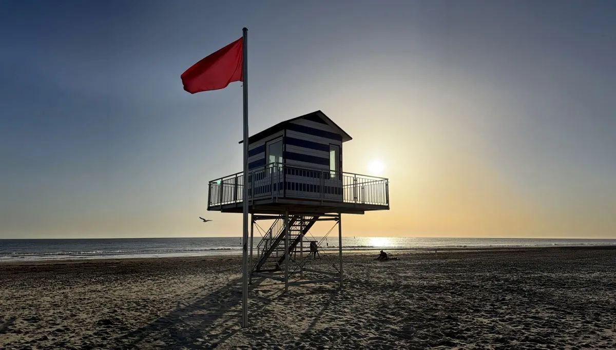 Der neue Rettungsturm am Weststrand von Norderney
