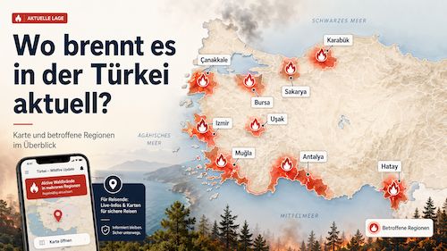 Brandherde im Urlaubsland Türkei