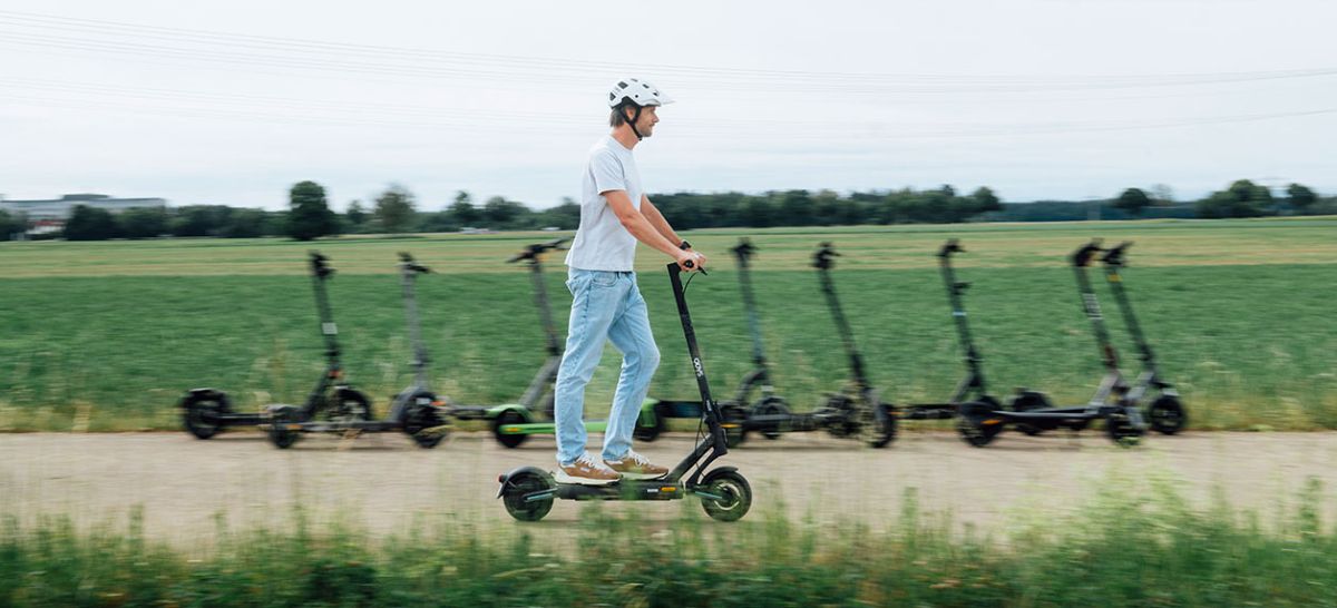 Zehn Kilometer mit jedem E-Scooter und diverse Tests im Labor
