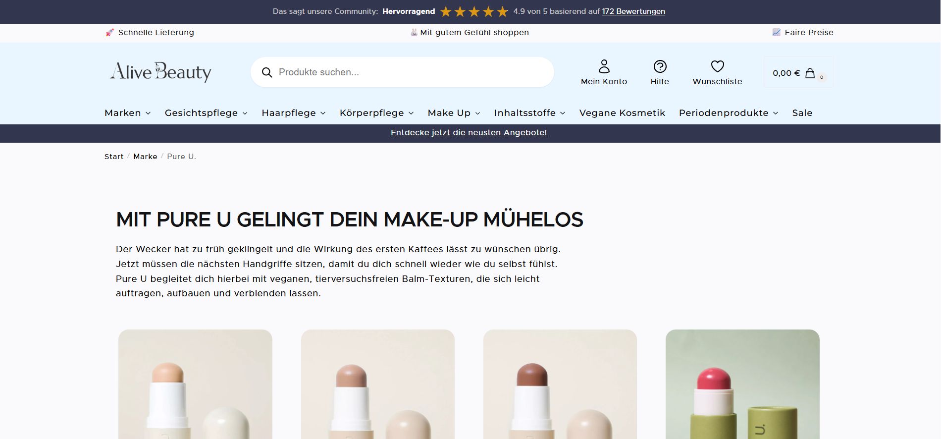 Hautpflege für anspruchsvolle Haut