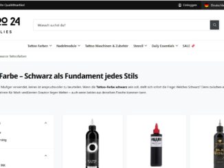 Hochwertige Farben führen zu besten Tattooergebnissen