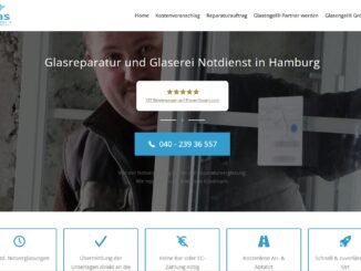 Website Screenshot Glasengel