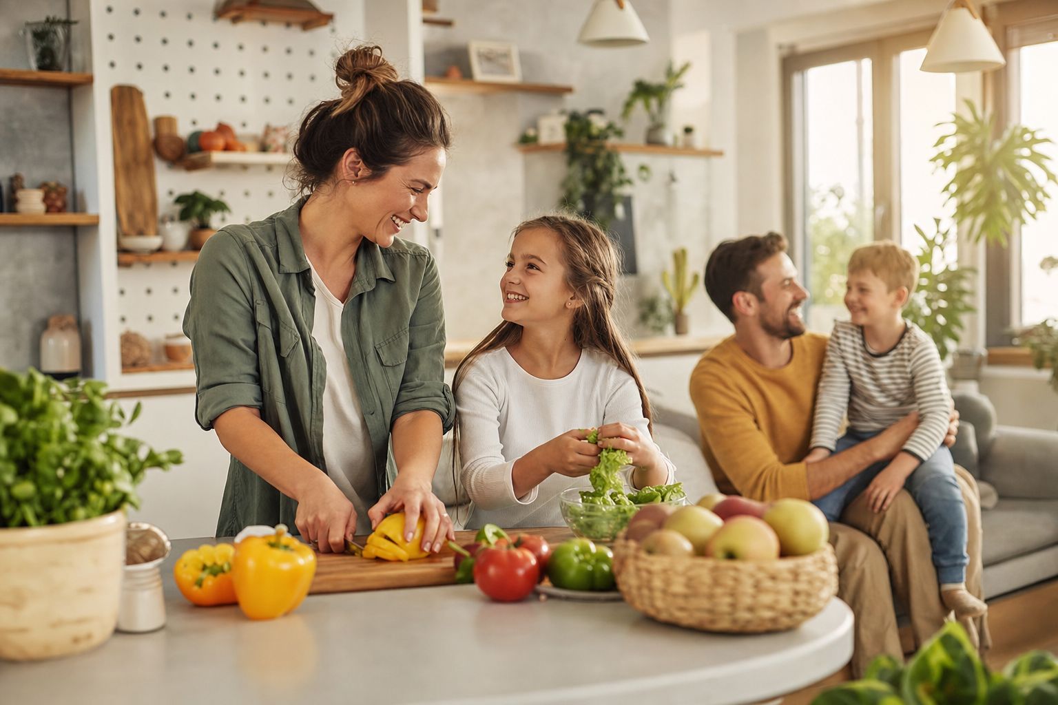 Gesundheit prägt den Familienalltag und senkt den Stresspegel