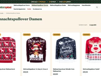 Leuchtende blinkende Weihnachtspullover - je abgefahrener desto besser