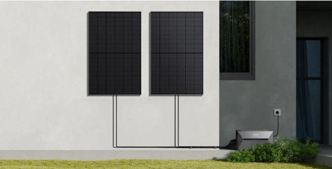 Balkon-Solaranlage