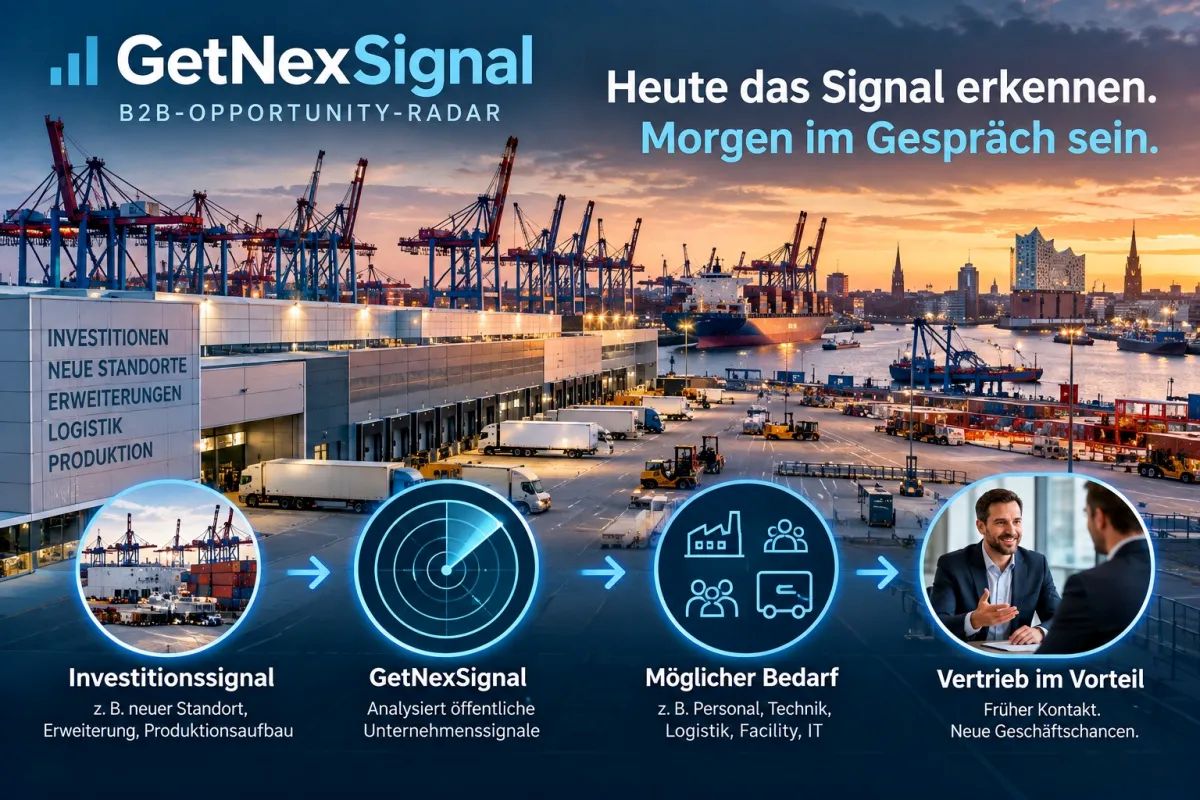 Geschäftschancen für Logistik, Industrie und Dienstleister durch KI-Recherche