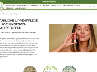 Website Screenshot Lippenpflege